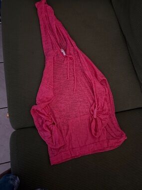 Women’s Pink Lightweight Hoodie Cover-Up